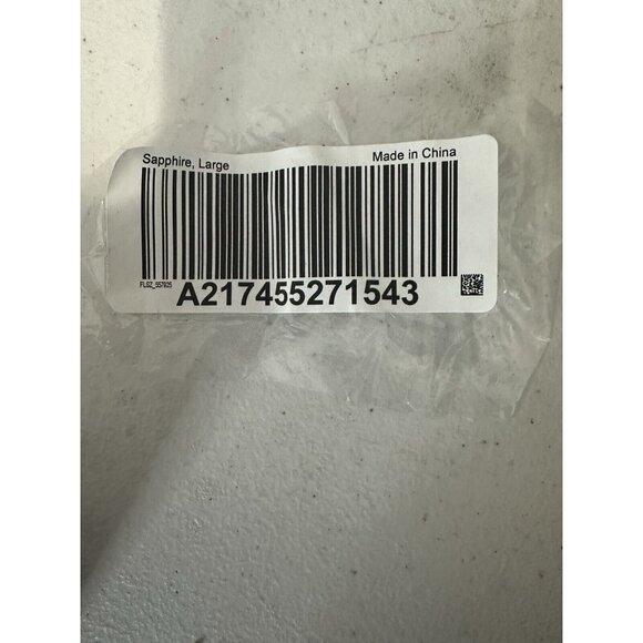 Centigrade Wool Blend Funnel Neck Coat with Self-tie Belt Blue Size Large - Picture 9 of 9